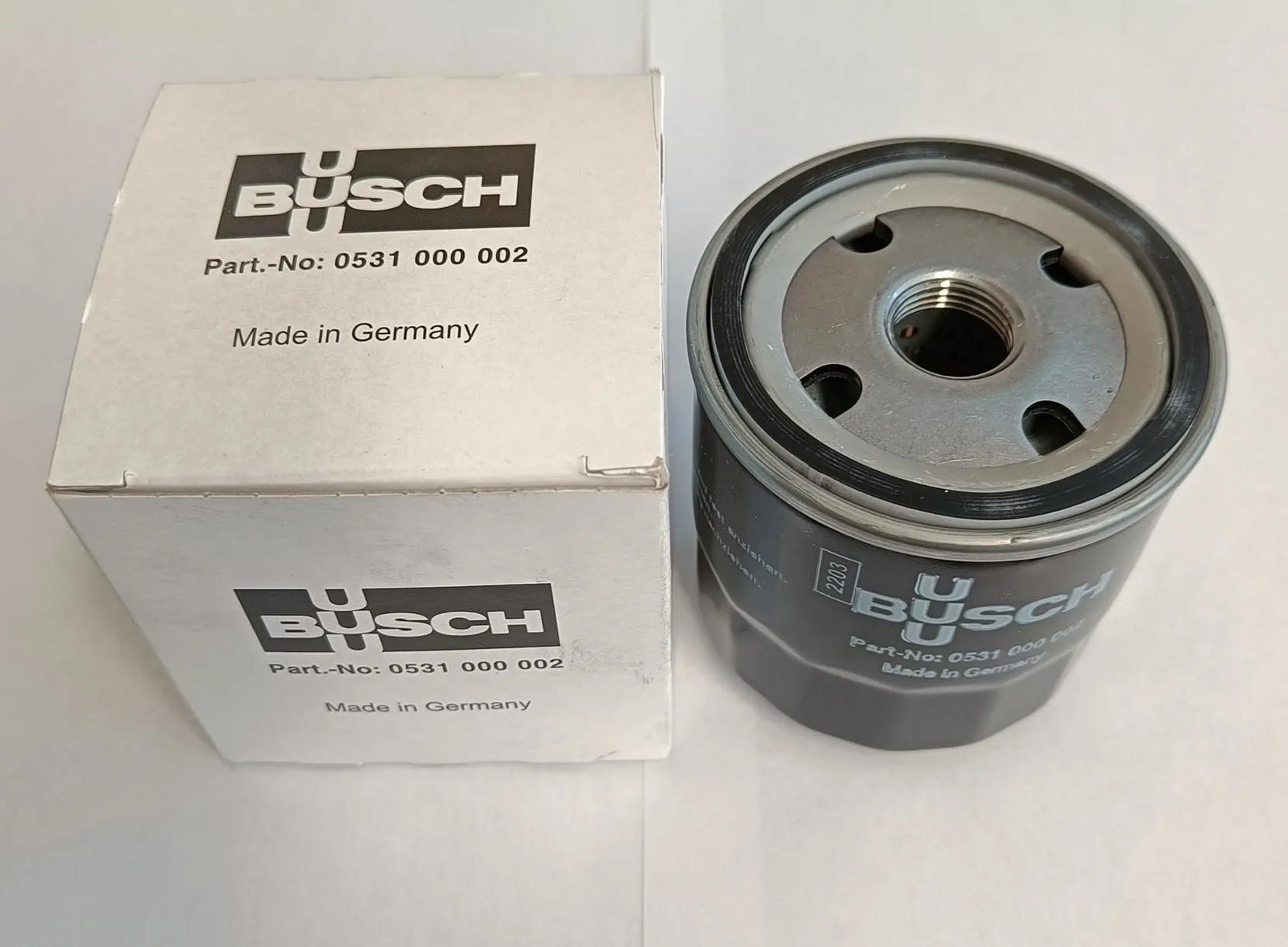 0531000002 OEM BUSCH OIL FILTER