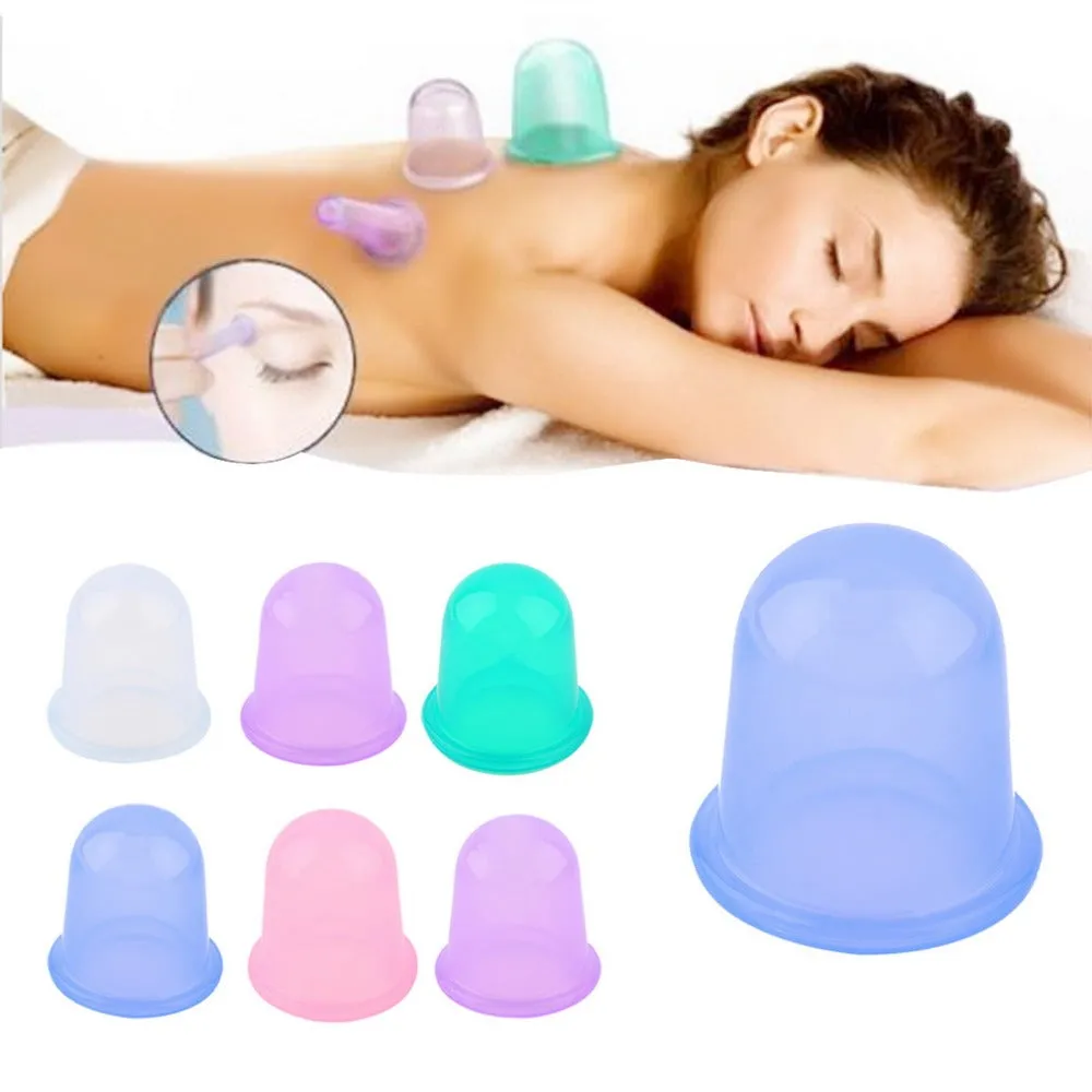 1pc Family Body Massage Helper Anti Cellulite Vacuum Silicone Cupping Cups Brand new and High quality