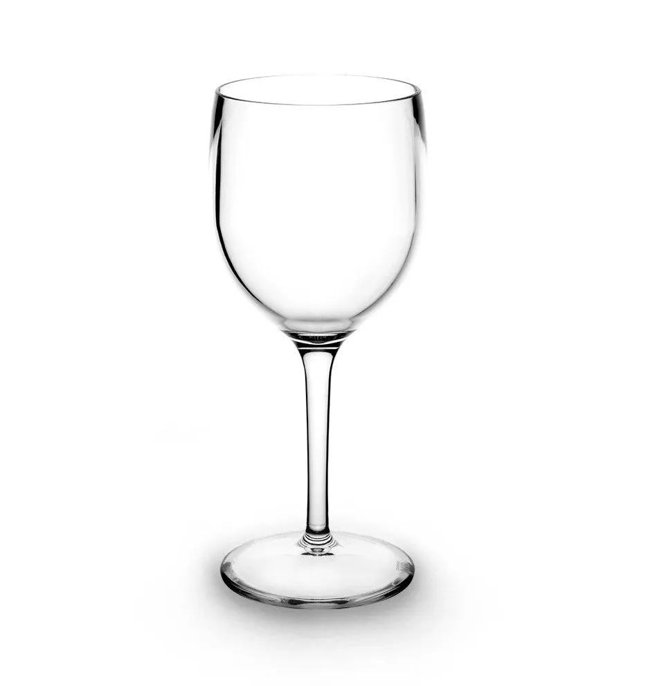 200ml - Verre à vin transparent en résine