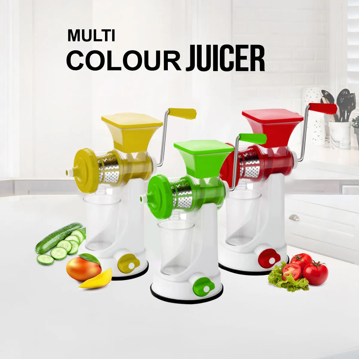 2369 Manual Fruit & Vegetable Juicer with Steel Handle Fruit Juicer