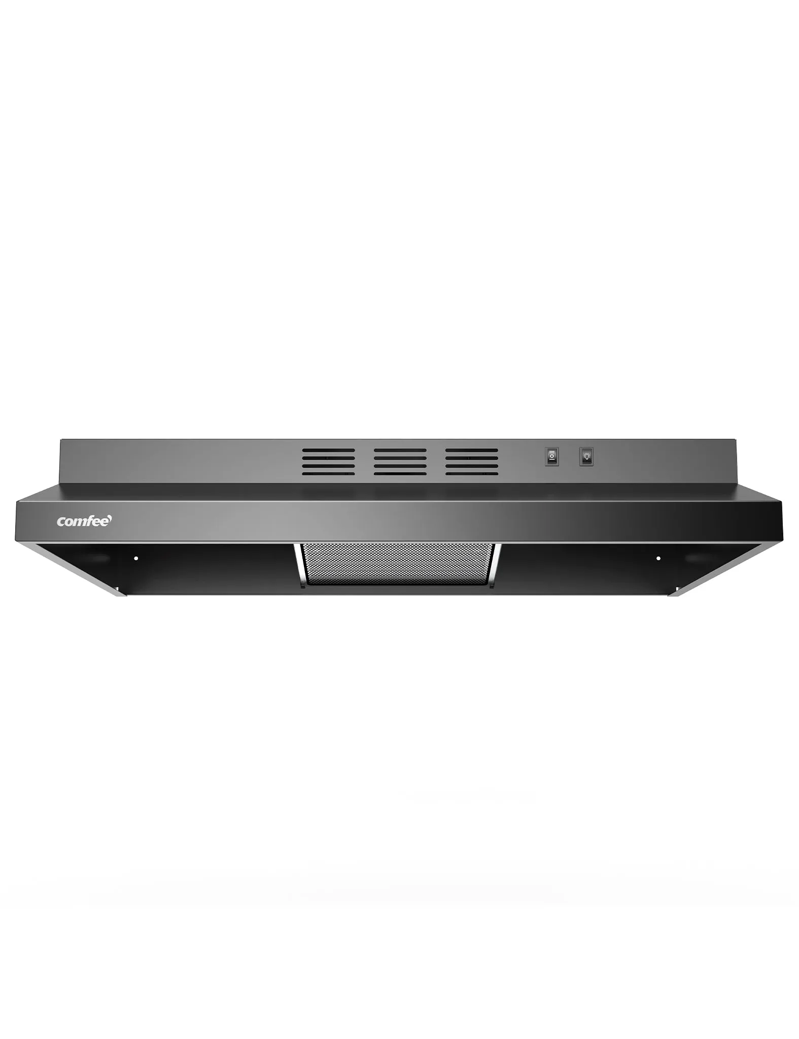 30" Black Under Cabinet Range Hood