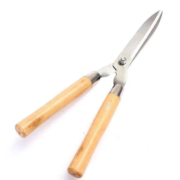 455 Wooden Handle Hedge Shears, Bush Clipper