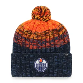 '47 Brand Men's NHL Edmonton Oilers Cascade Cuffed Pom Knit Toque