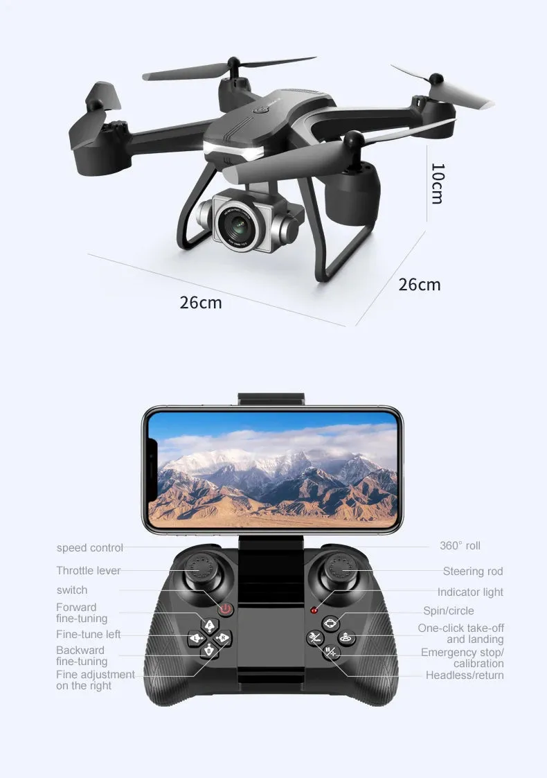 4DRC V14 Drone 4K HD Dual Camera 6K WIFI FPV Height Hold Dron RC Helicopter Professional Mini Quadcopter Toys