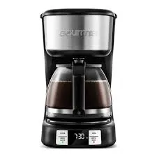 5 Cup Programmable Drip Coffee Maker with Brew Later Black