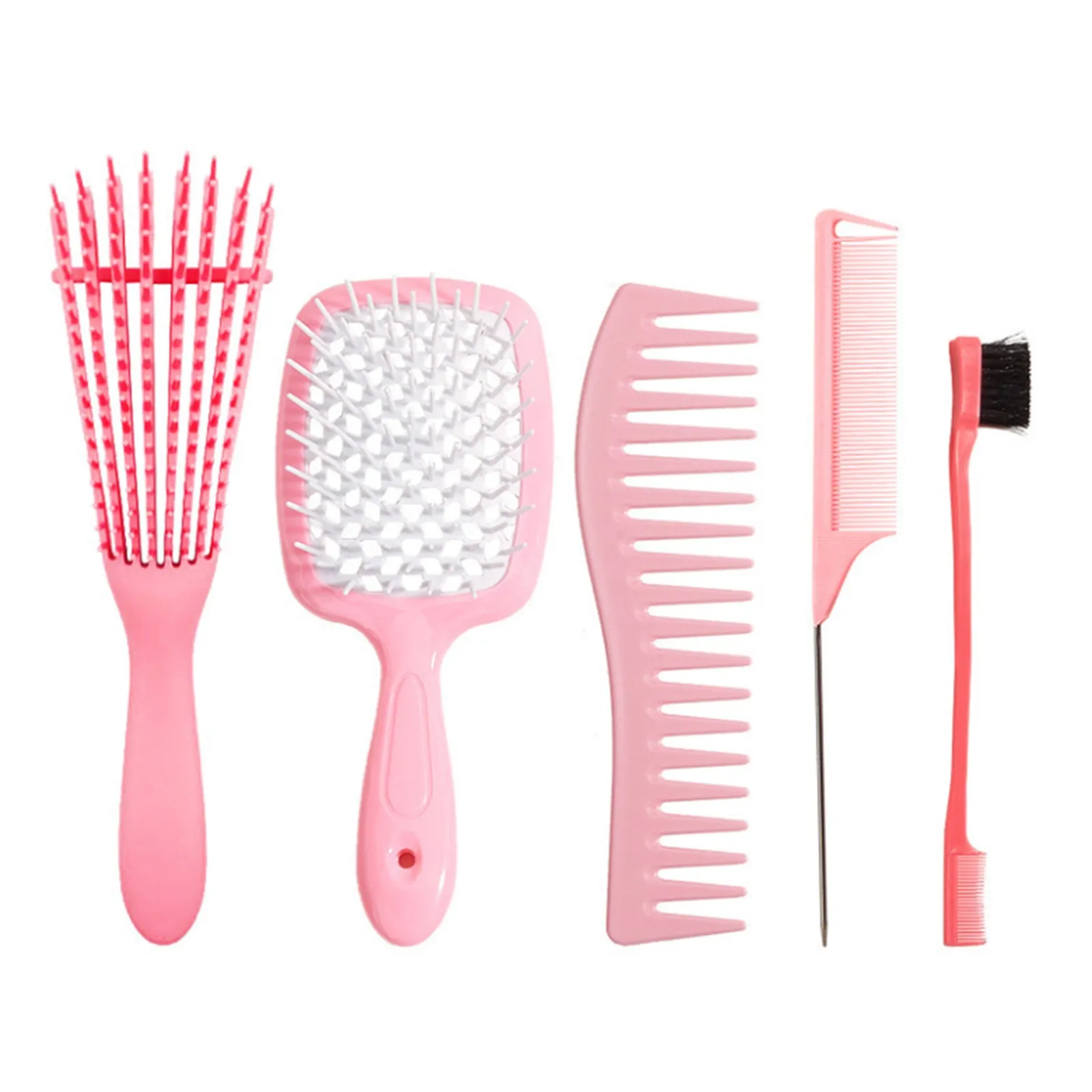 5 Piece Hair Styling Comb Set