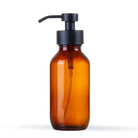 500ml Amber Glass Foamer Bottle (Matte Black Foamer)