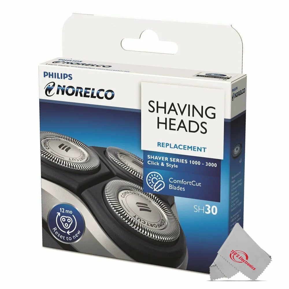 5x Philips Norelco Shaving Head for Shaver SensoTouch 2D 1100 Series RQ11/52 - Silver