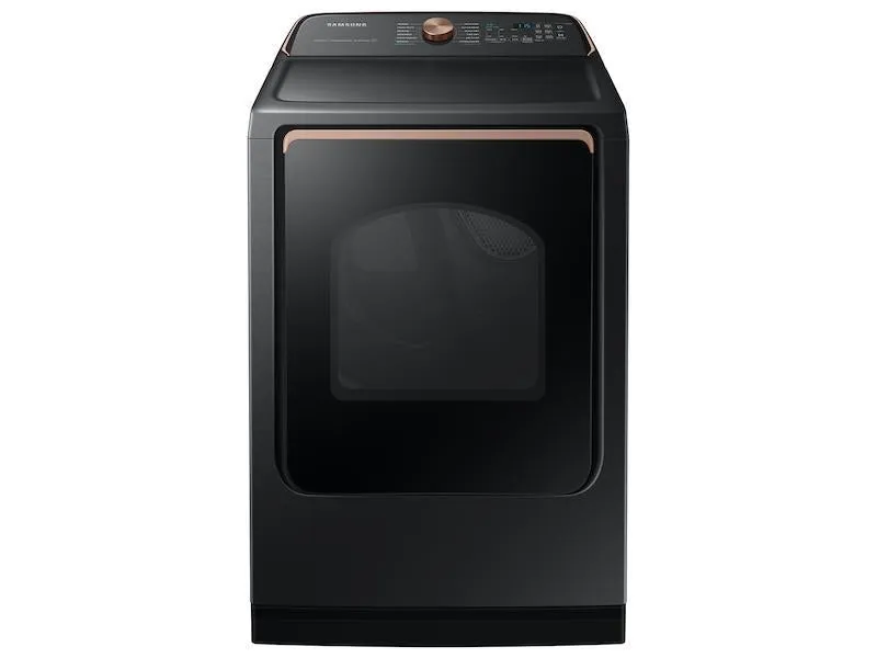 7.4 cu. ft. Smart Electric Dryer with Steam Sanitize  in Brushed Black - (DVE55A7700V)