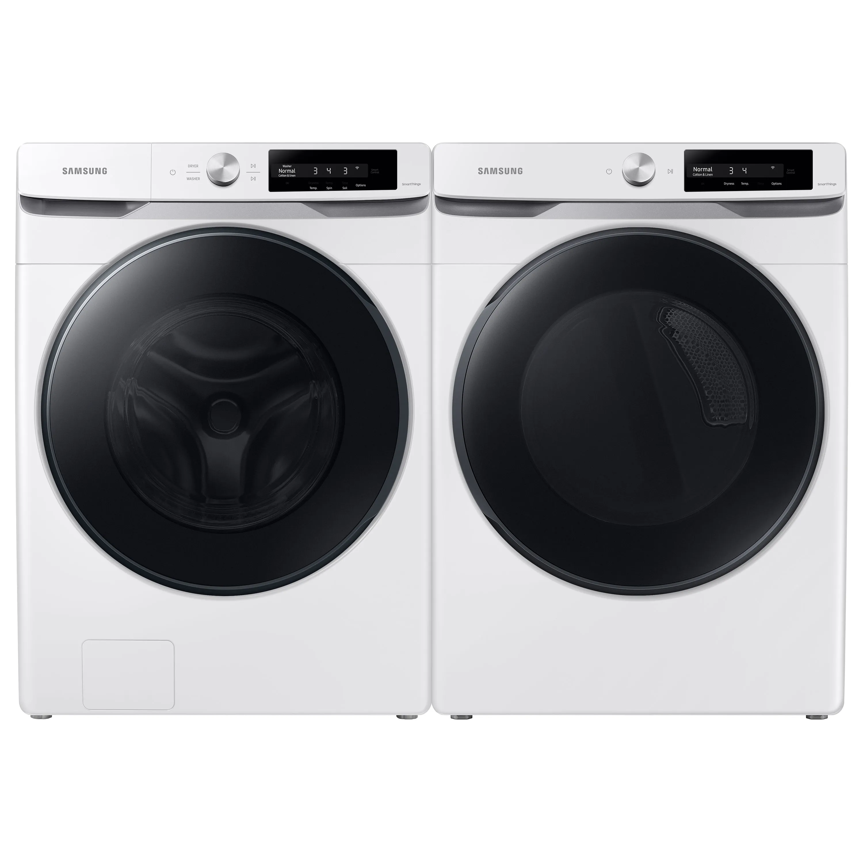 7.5 cu. ft. Smart Dial Electric Dryer with Super Speed Dry in White - (DVE45A6400W)