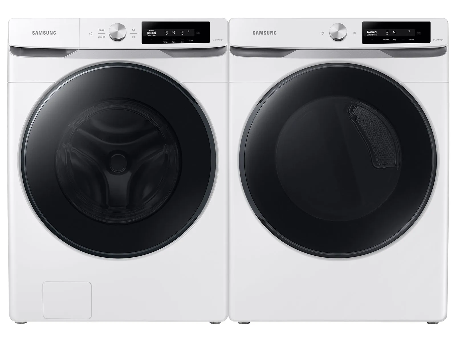 7.5 cu. ft. Smart Dial Electric Dryer with Super Speed Dry in White - (DVE45A6400W)