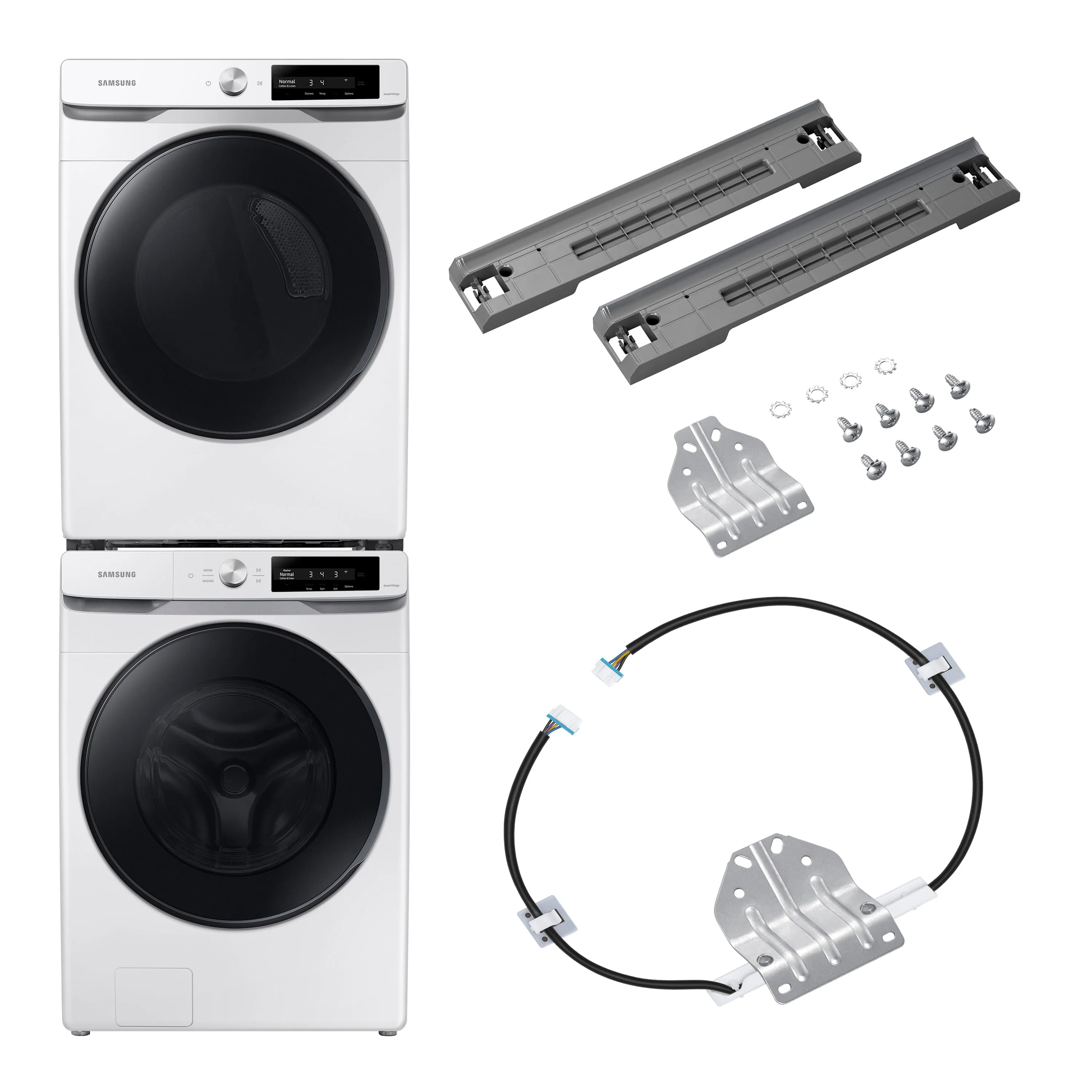 7.5 cu. ft. Smart Dial Electric Dryer with Super Speed Dry in White - (DVE45A6400W)