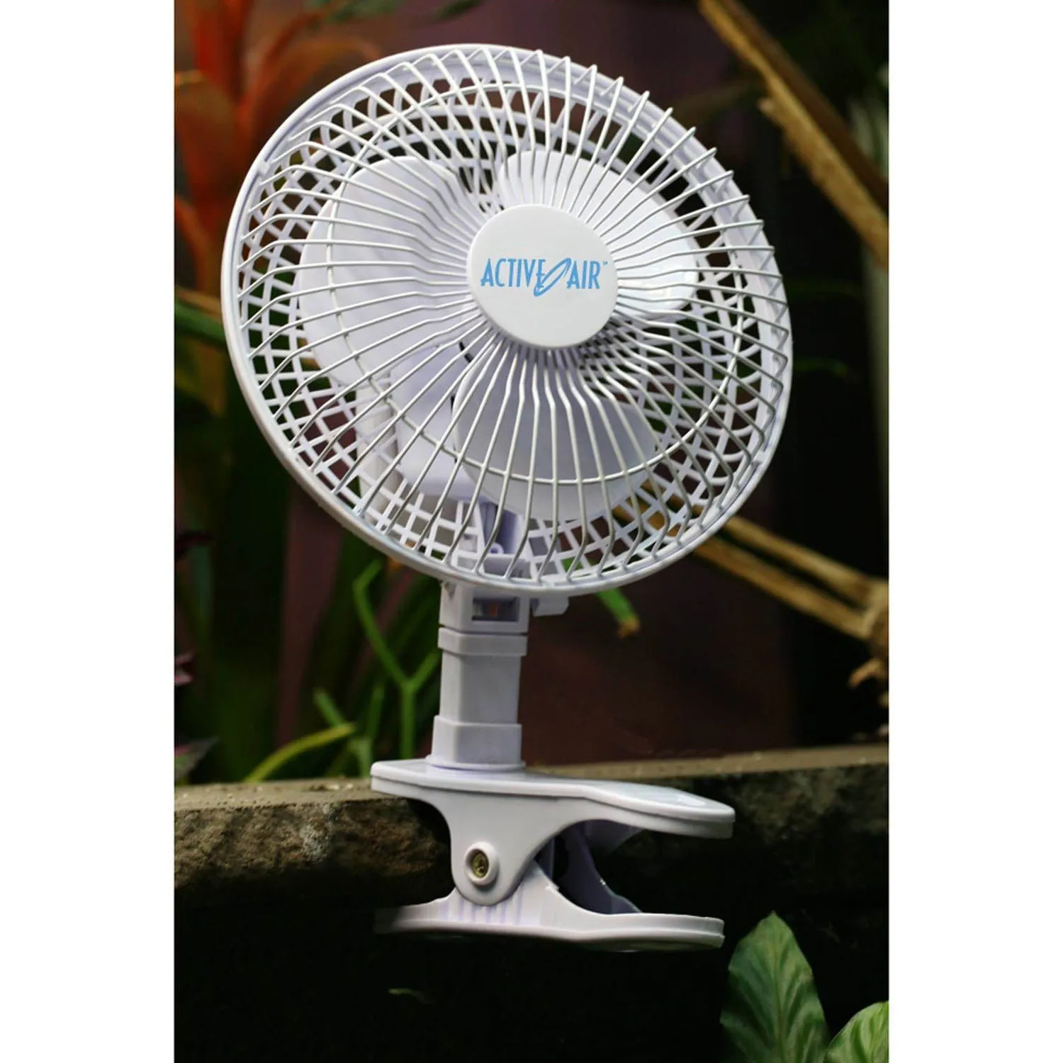 Active Air ACFC6 6 Inch 2-Speed Clip-On Desk and Kitchen Hydroponics Grow Fan