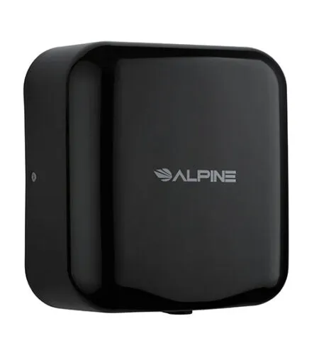 Alpine ALP400-10-BLA Hemlock High Speed, Commercial Hand Dryer, Black, 120V