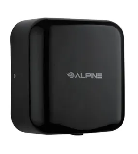 Alpine ALP400-10-BLA Hemlock High Speed, Commercial Hand Dryer, Black, 120V