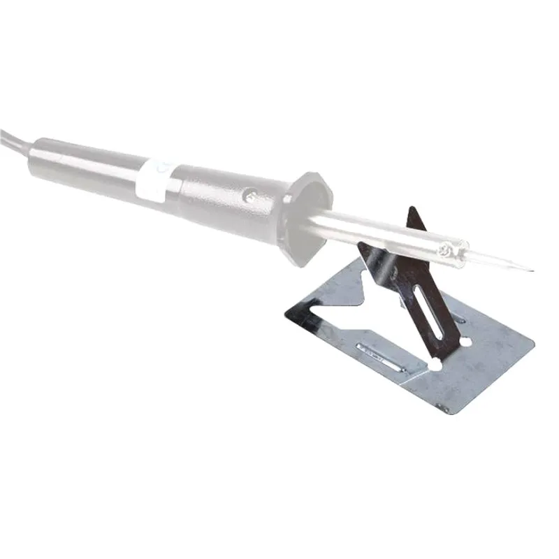 Aluminum metal folding soldering iron stand 50 x 75MM | ZedLabz