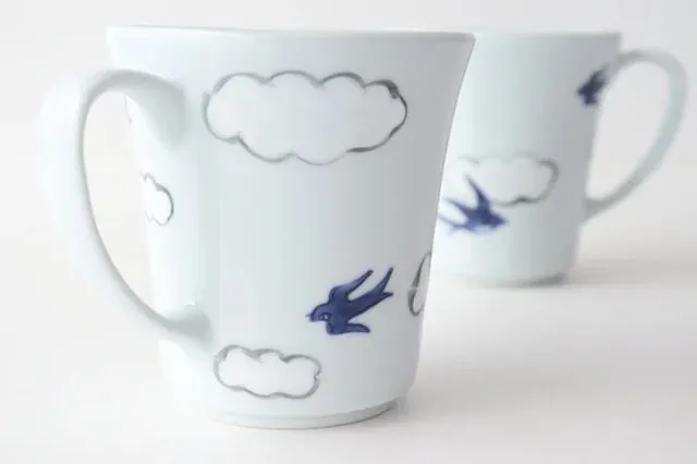 Arita Yaki(ware) Tea Coffee Mug Cup - Swallow