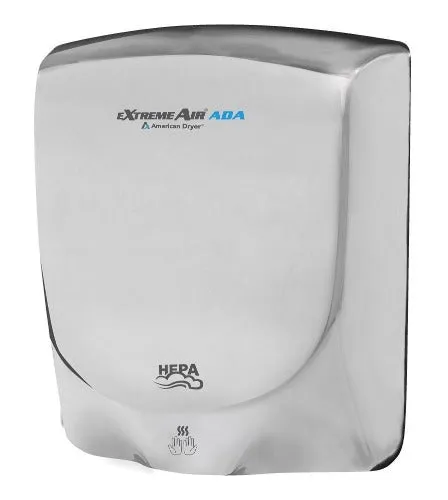 AXT-SP, eXtremeAir ADA American Dryer Polished Stainless Steel Universal Voltage ADA