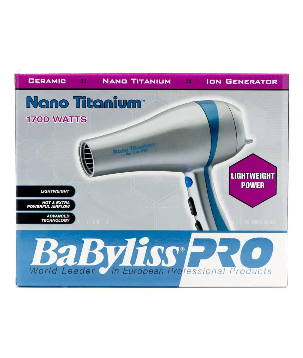 Babyliss Pro Nano Titanium 1700W Dryer #Bnt5547C