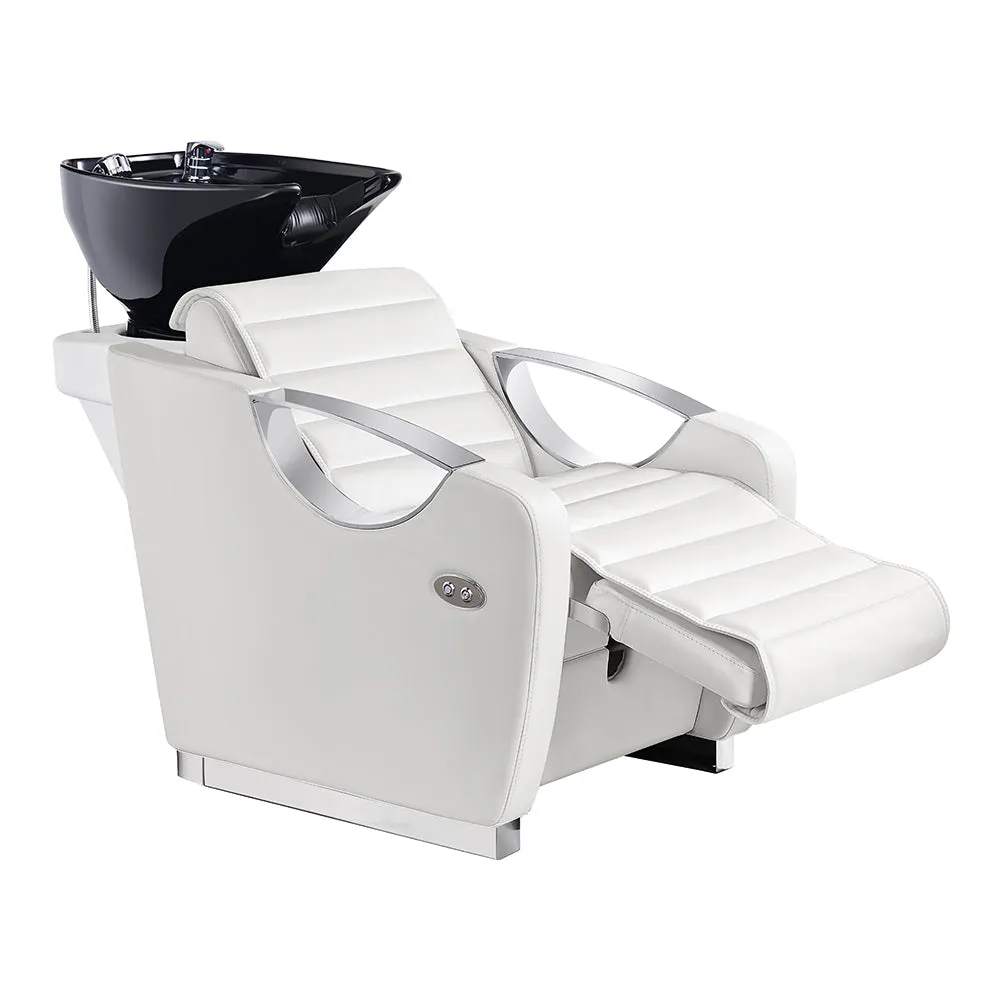 Beauty Salon Backwash Basin Chair -adjustable leg rest extension Victoria