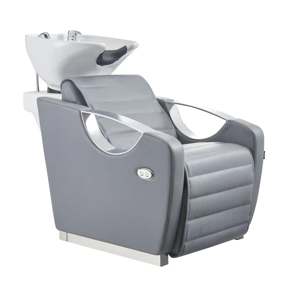 Beauty Salon Backwash Basin Chair -adjustable leg rest extension Victoria