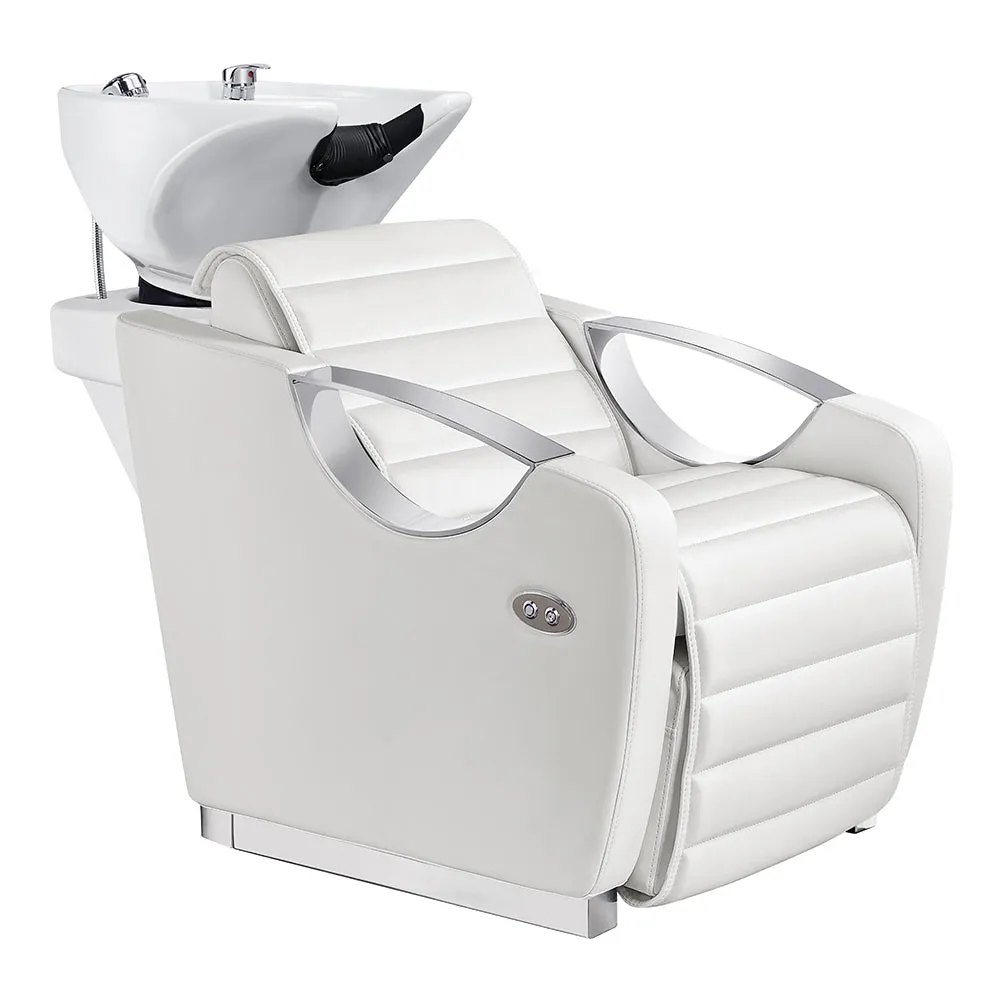 Beauty Salon Backwash Basin Chair -adjustable leg rest extension Victoria