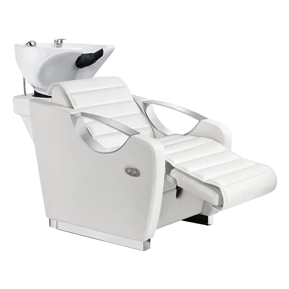 Beauty Salon Backwash Basin Chair -adjustable leg rest extension Victoria