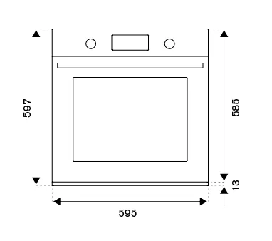 Bertazzoni F6011MODPLX/ F6011MODPLN / F6011MODPLZ / F6011MODPLC 60cm Pyrolytic 11 Function Built In Oven