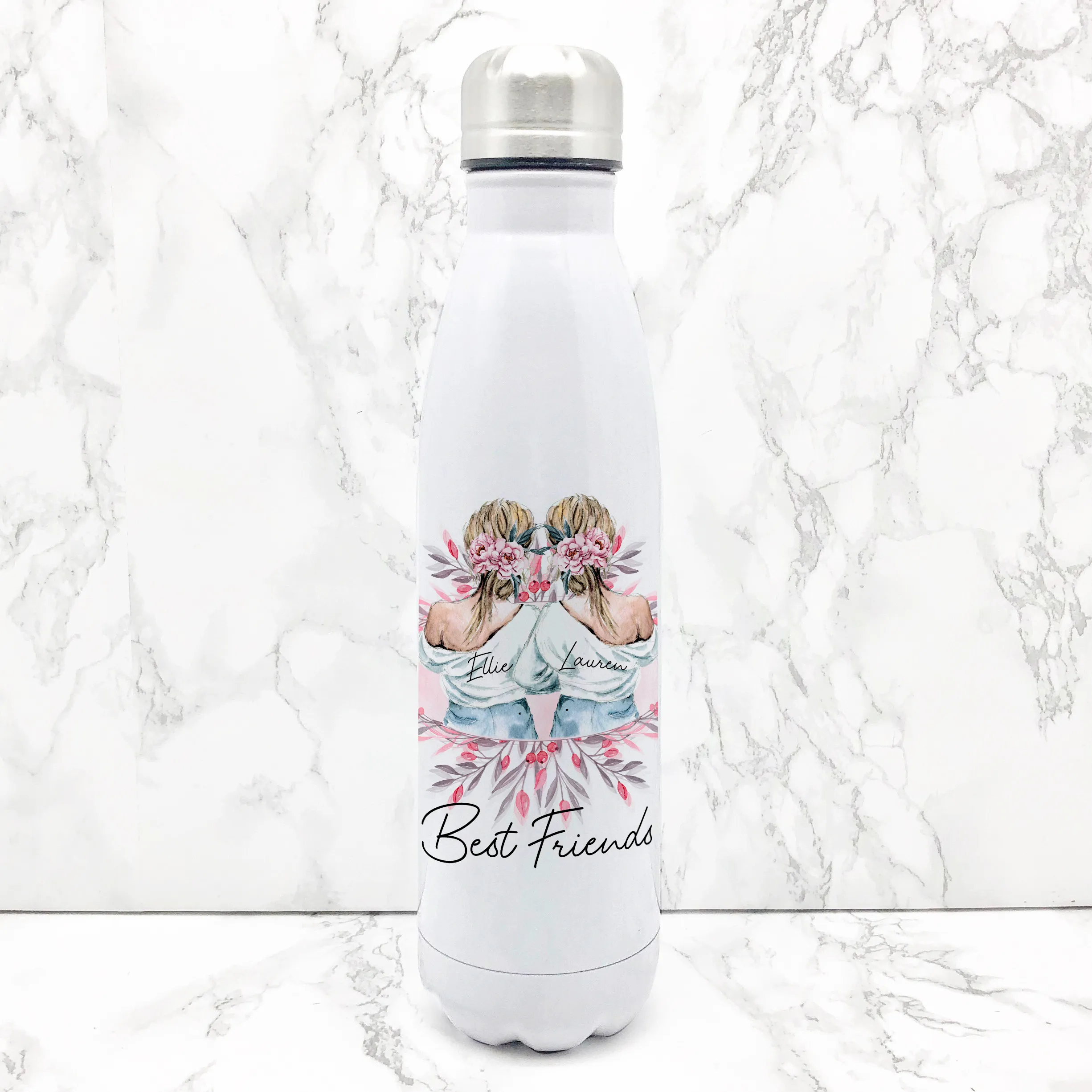 Best Friends Personalised Travel Flask