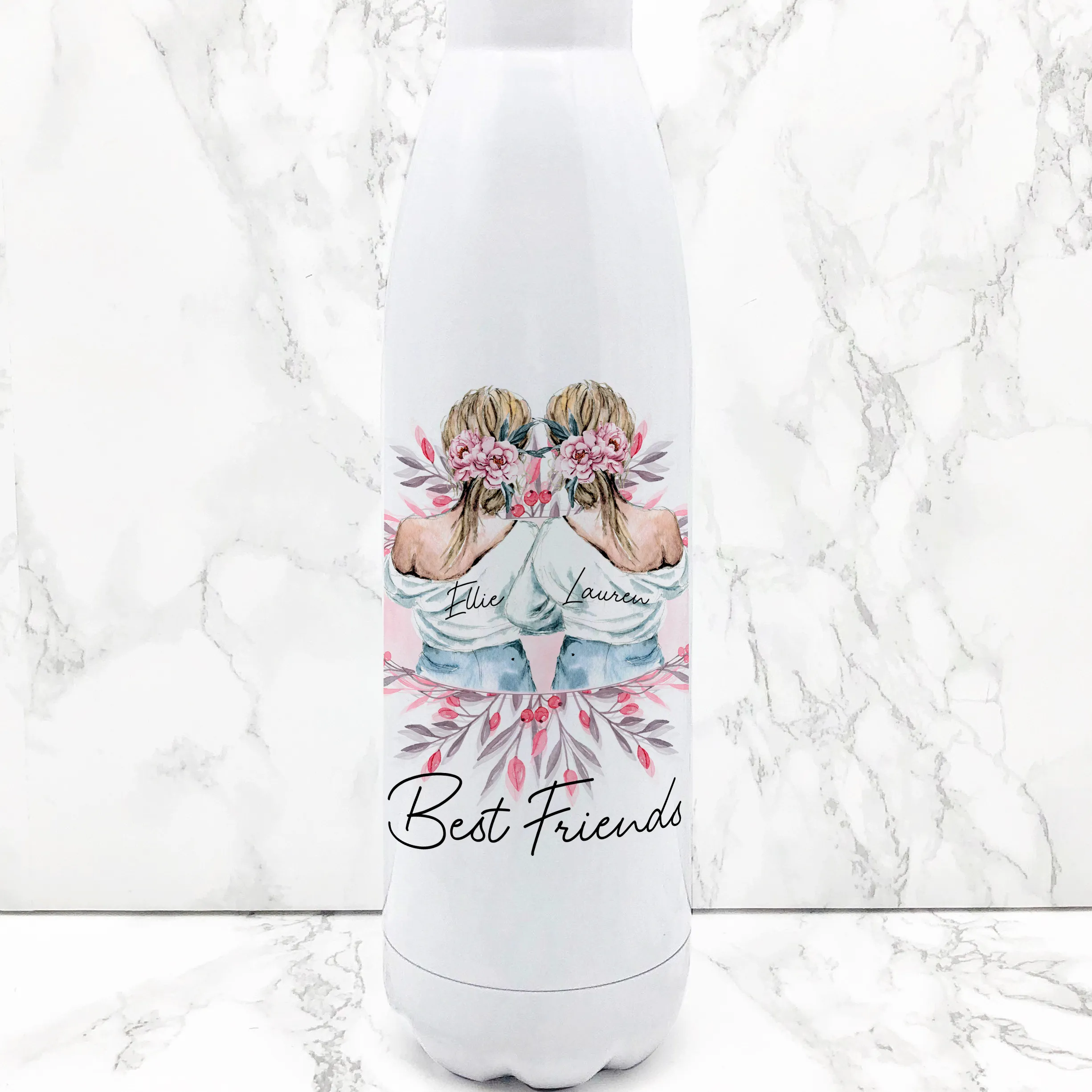 Best Friends Personalised Travel Flask