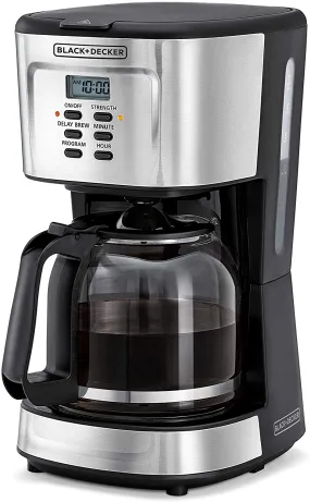 Black Decker, Programmable Coffee Maker, 12 cups, DCM85