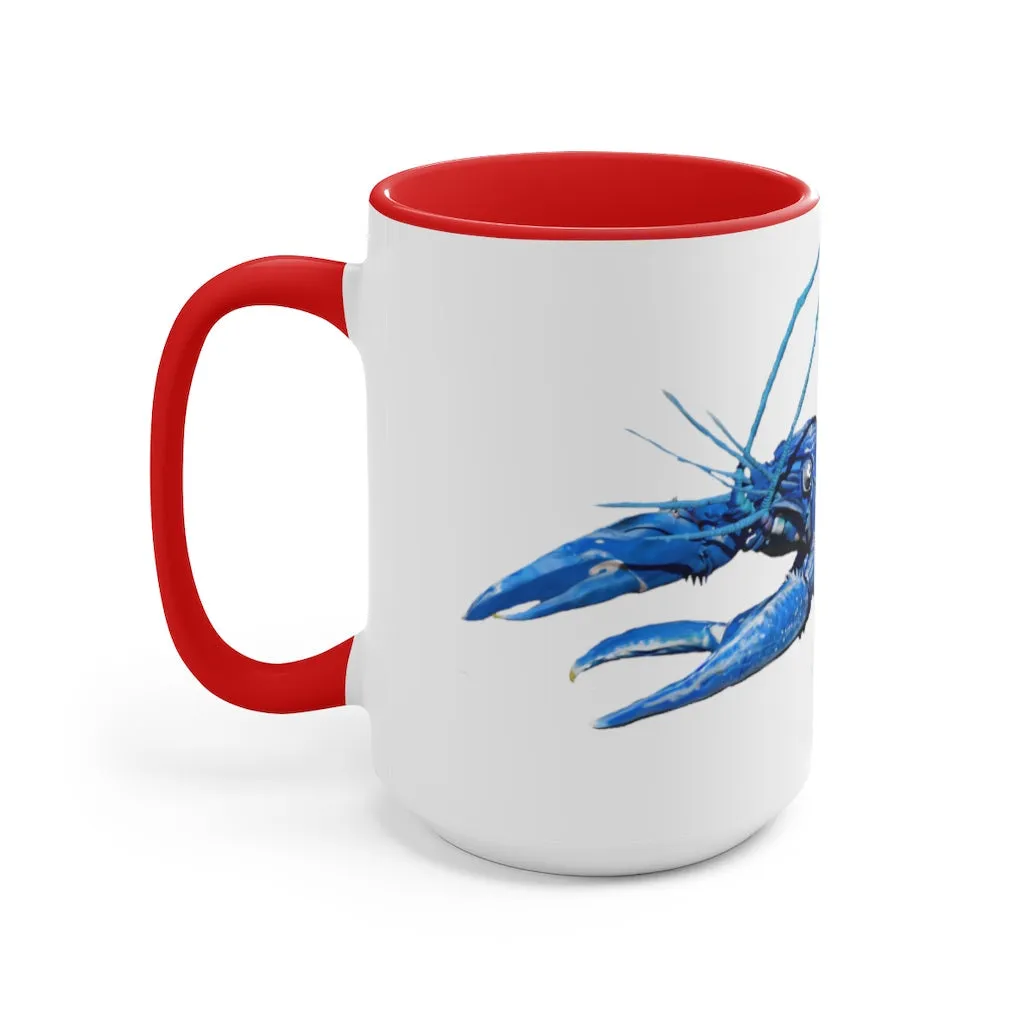 Blue Crawfish Accent Mug