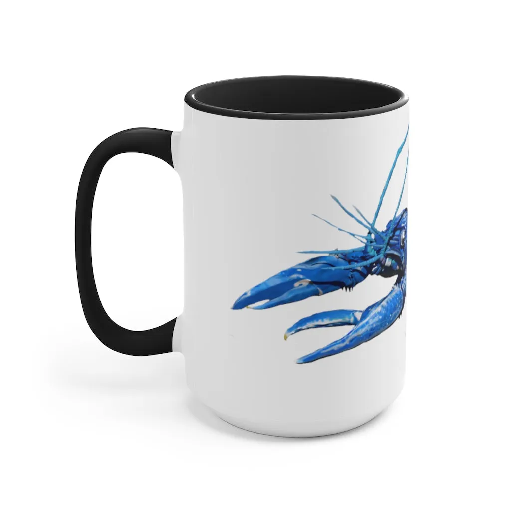 Blue Crawfish Accent Mug