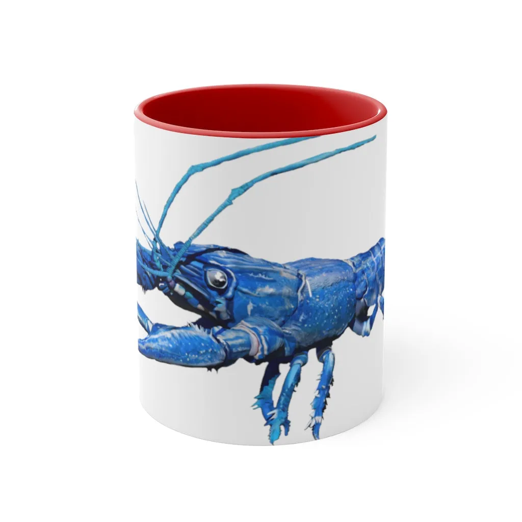 Blue Crawfish Accent Mug