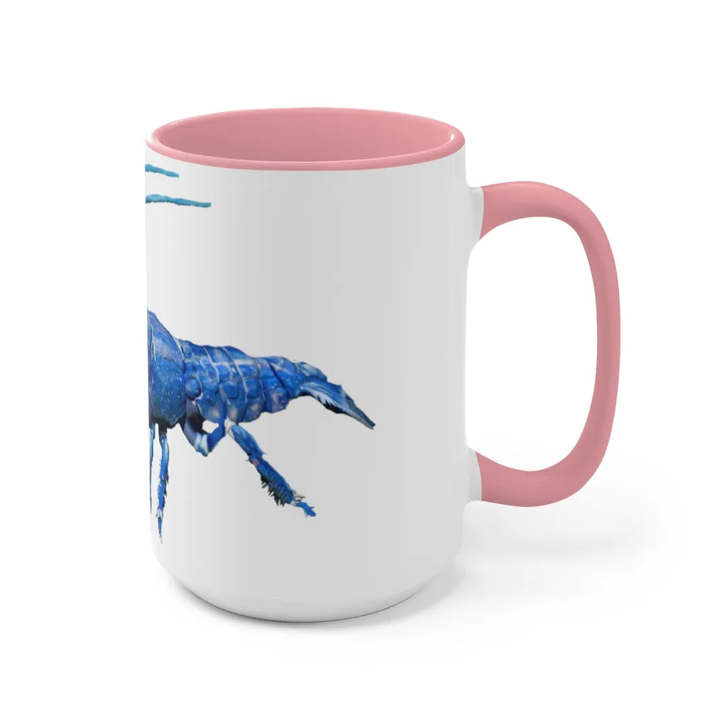 Blue Crawfish Accent Mug