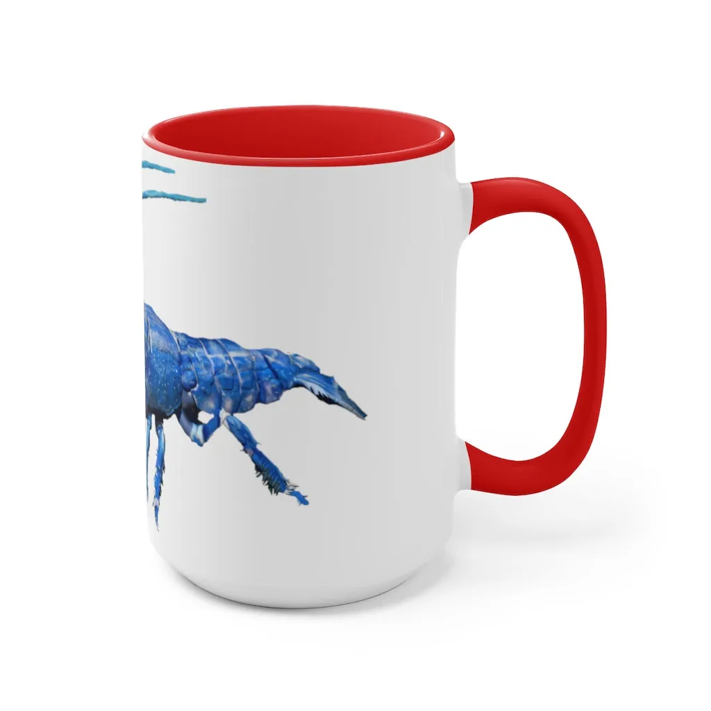 Blue Crawfish Accent Mug