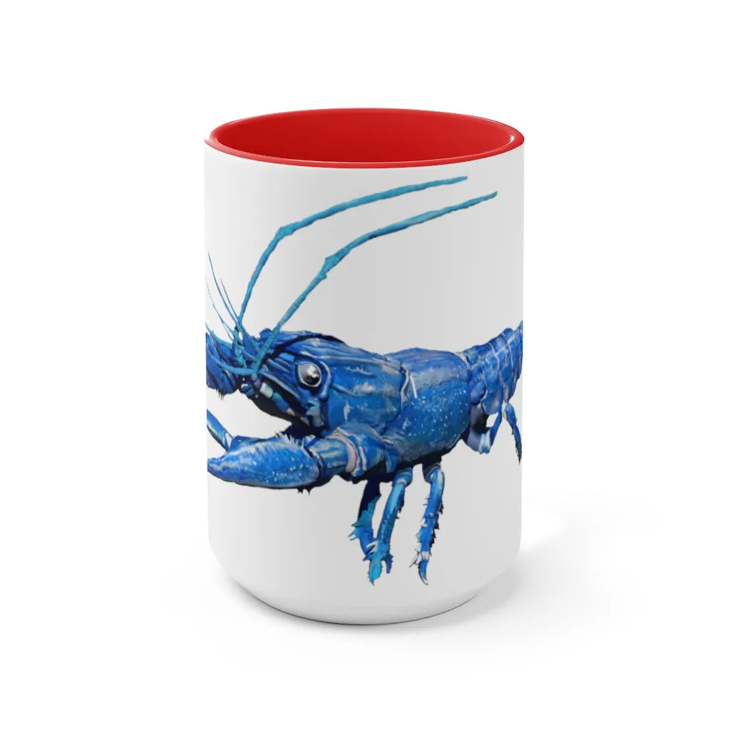 Blue Crawfish Accent Mug