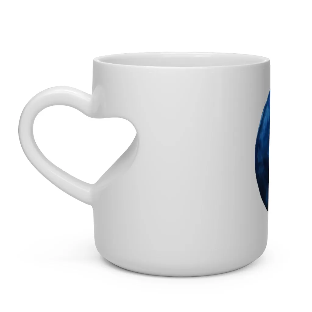 Blueberry Heart Shape Mug