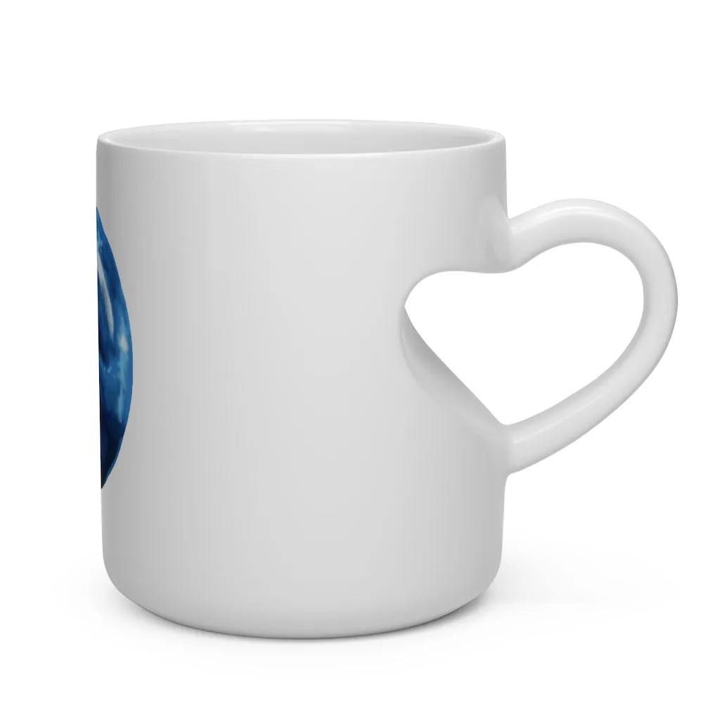 Blueberry Heart Shape Mug