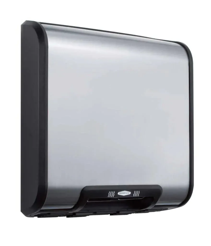 Bobrick B-7128-208-240V QuietDry Series, TrimDry ADA Surface-Mounted Hand Dryer