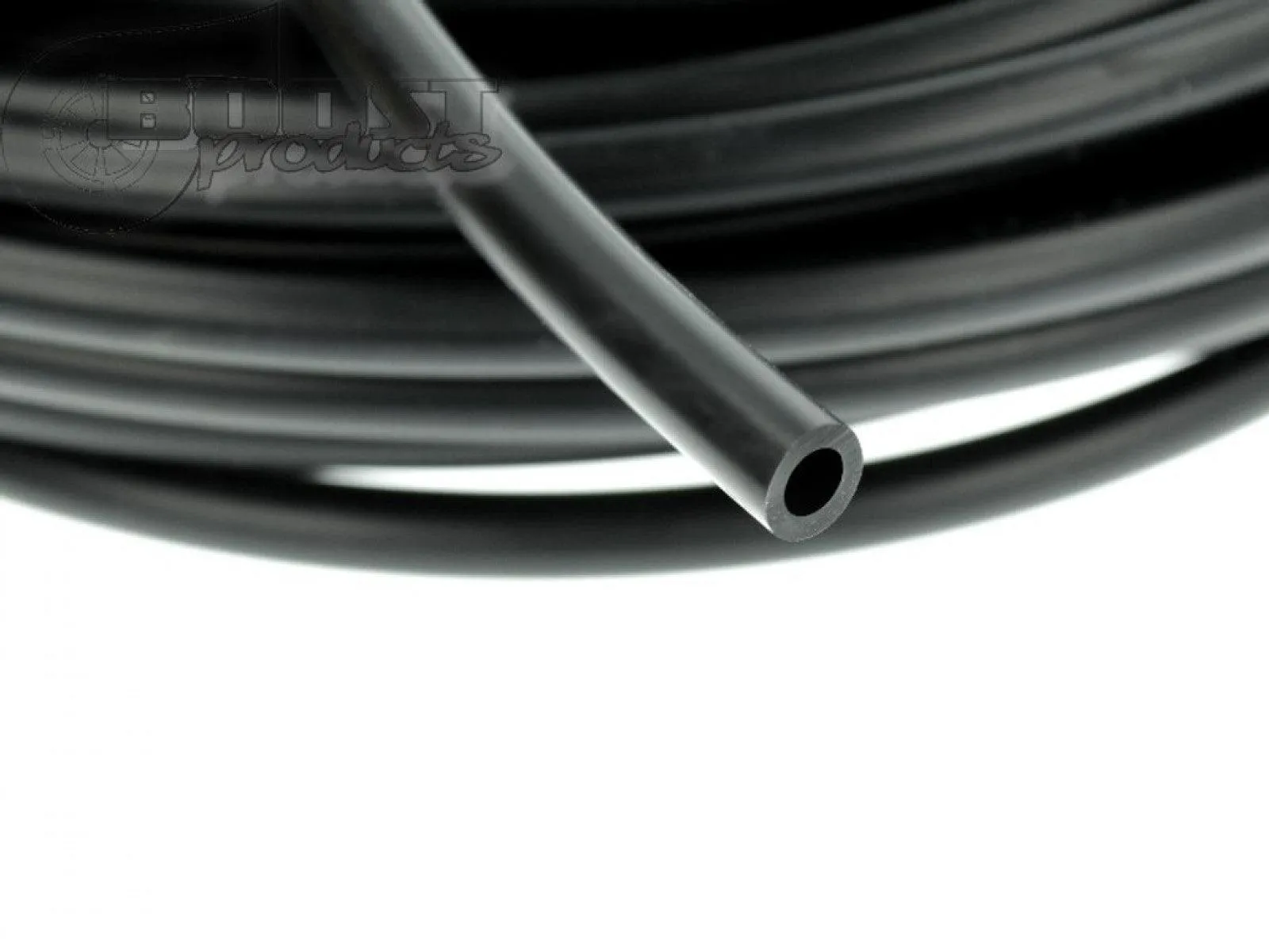 BOOST products Silicone Vacuum Hose 5mm (13/64") ID, Black, 1m (3ft) Roll