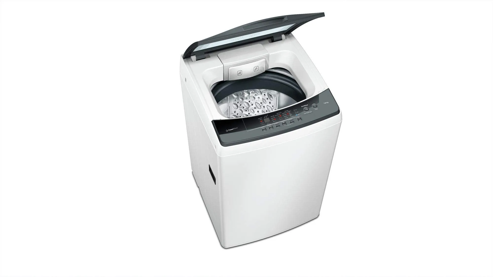 Bosch 7 kg Fully Automatic Top Load Washing Machine White (WOE704W0IN)