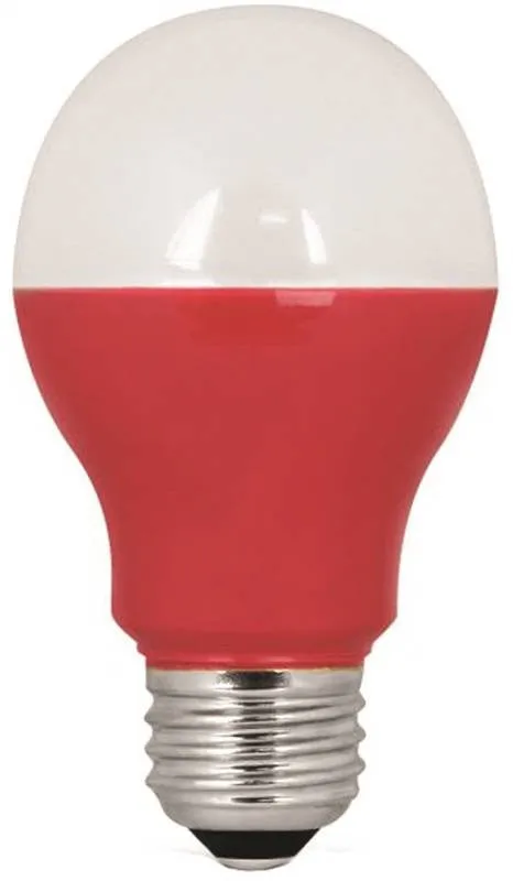 Bulb Led Red Med A19 120v 3w