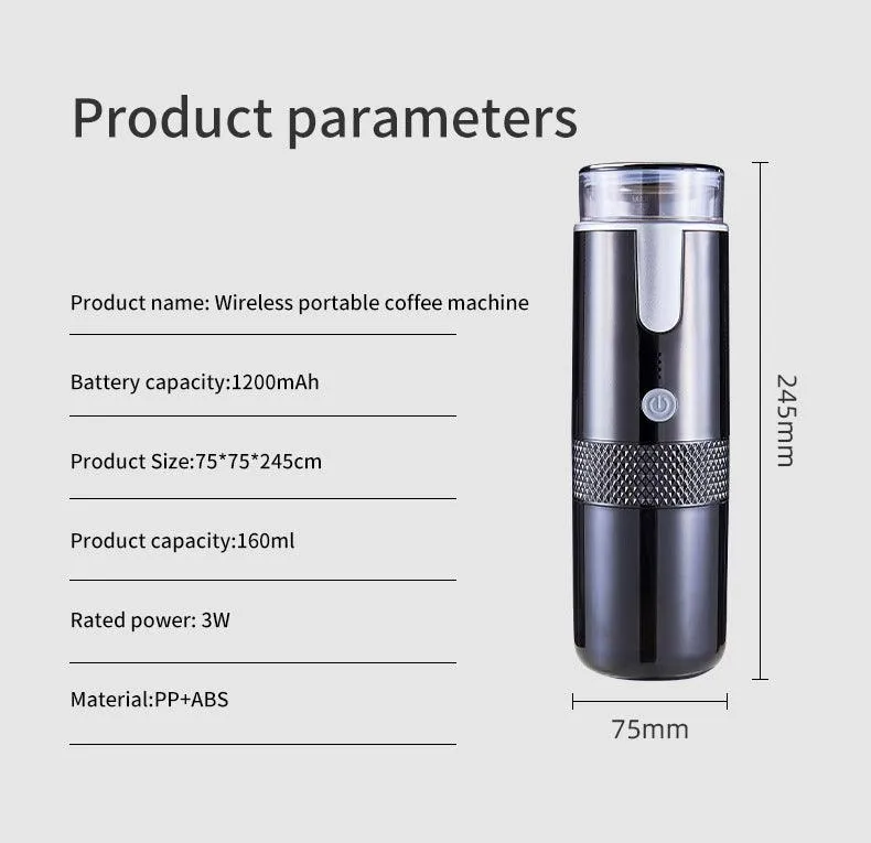 Café Dynamo Wireless Handheld Coffee Brewer