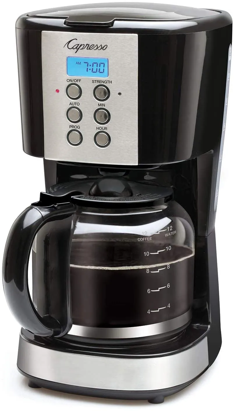 Capresso 12CUPCOFFEEMAKER-RB 414.01 12 Cup Programmable Coffee Maker, Black � Certified Refurbished