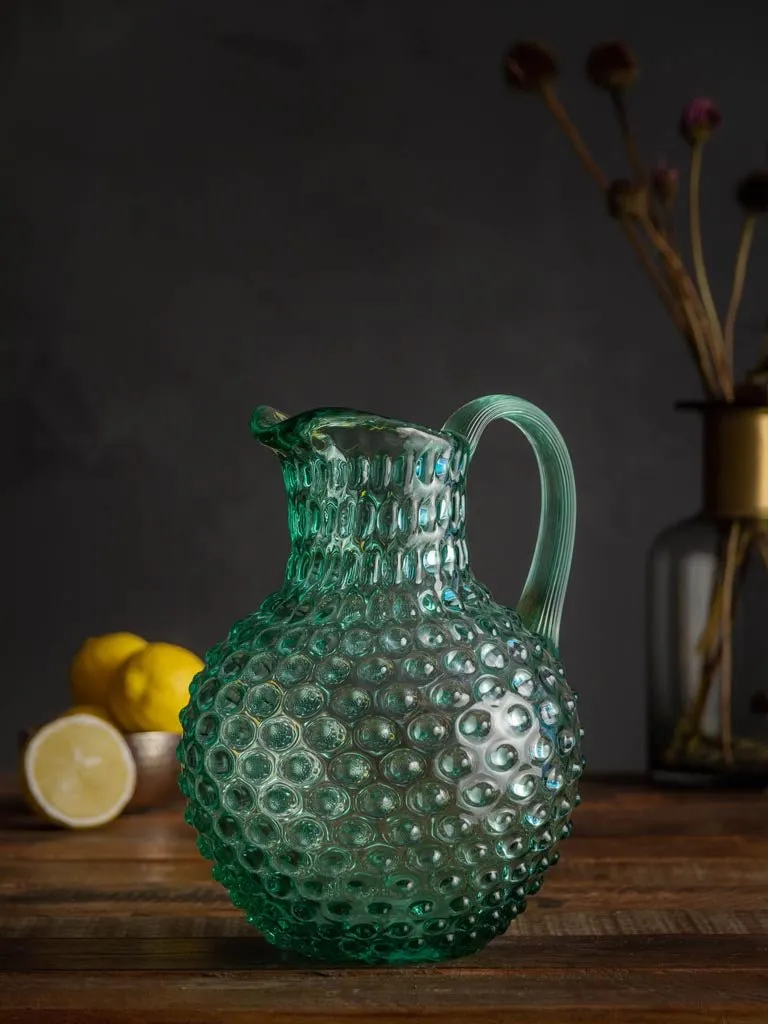 Carafe green glass