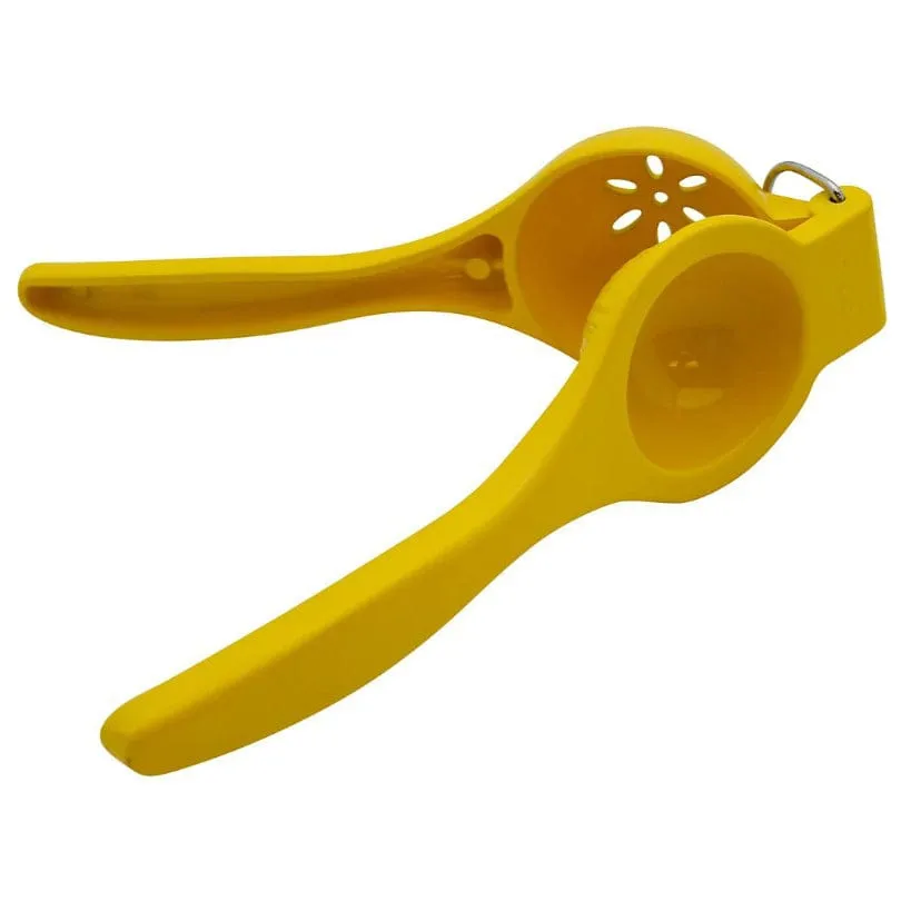 Cast Aluminum Yellow Lemon Squeezer