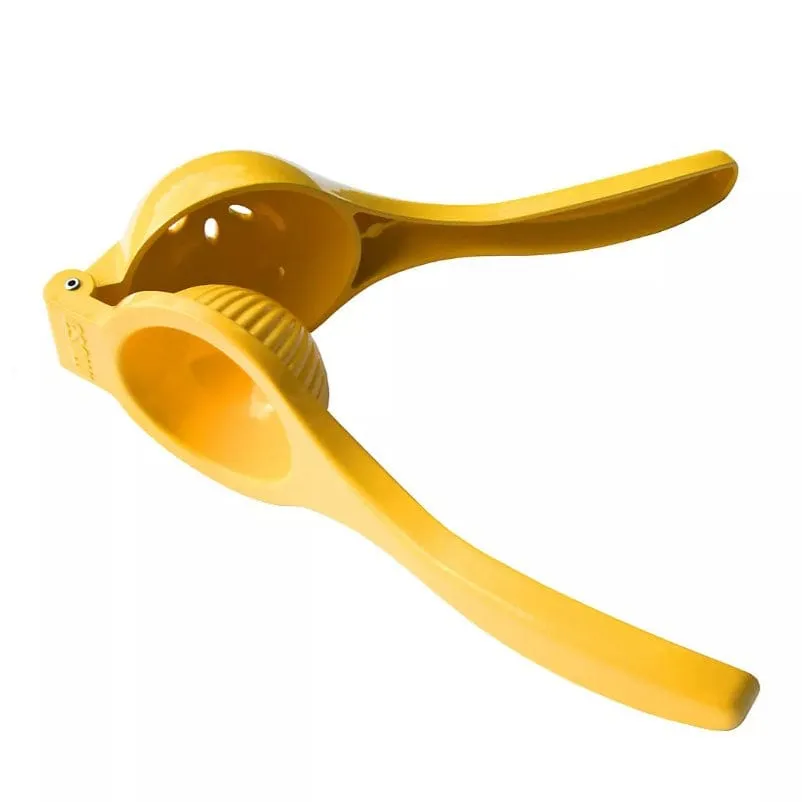 Cast Aluminum Yellow Lemon Squeezer