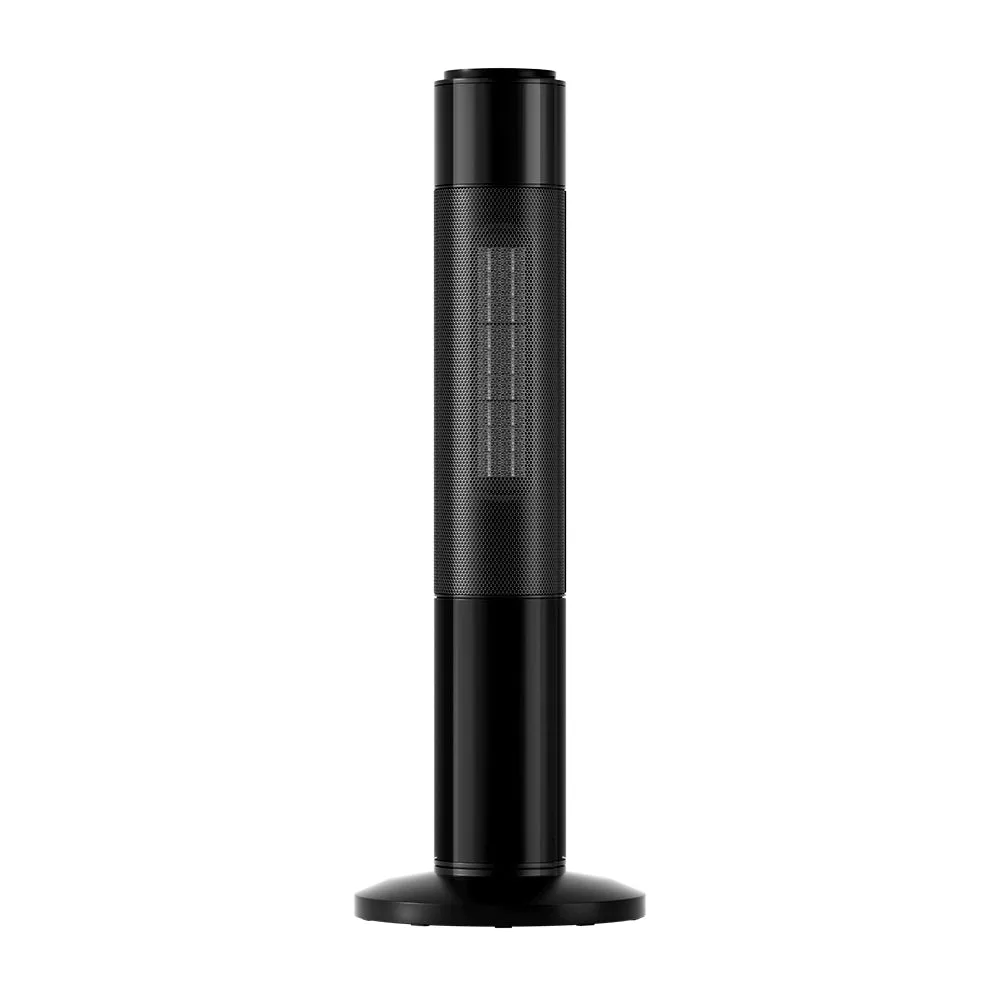 Ceramic Tower Heater 3D Flame 2000W - Black