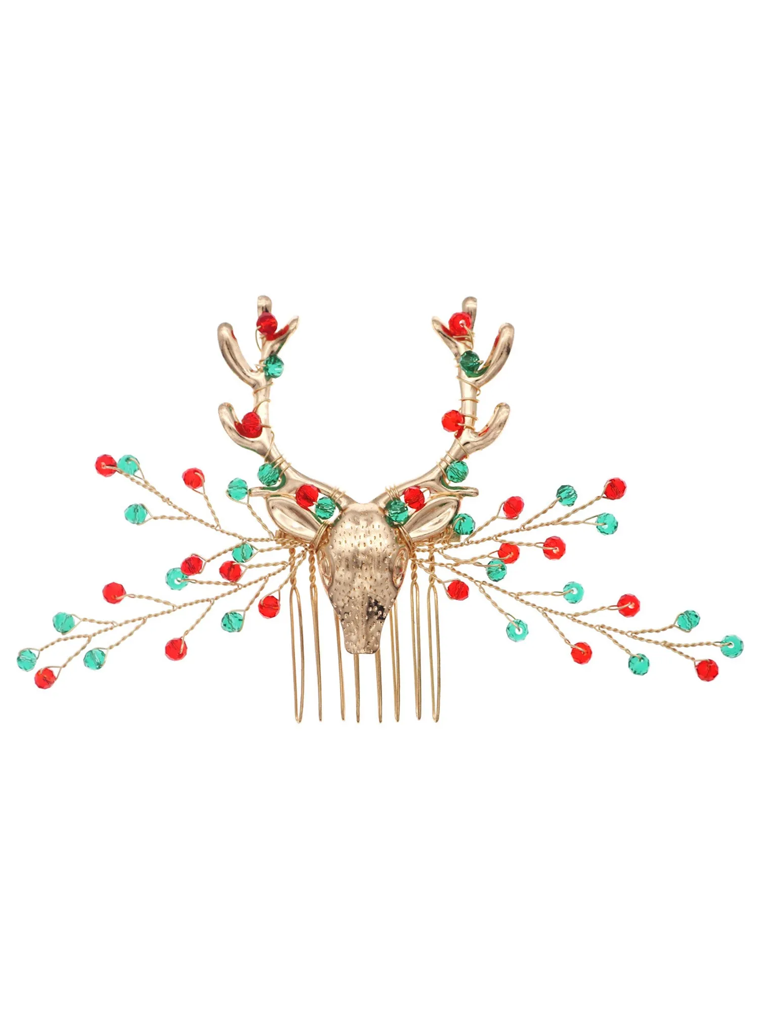 Christmas Hair Accessories Rhinestone Hair Combs